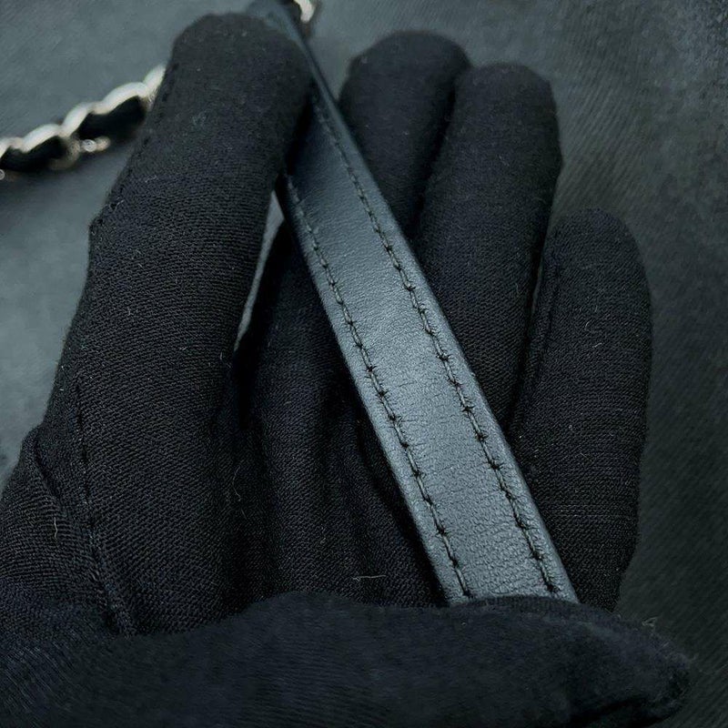 シャネル トートバッグ ドーヴィル ミディアム キャンバス スパンコール A67001 CHANEL チェーントート