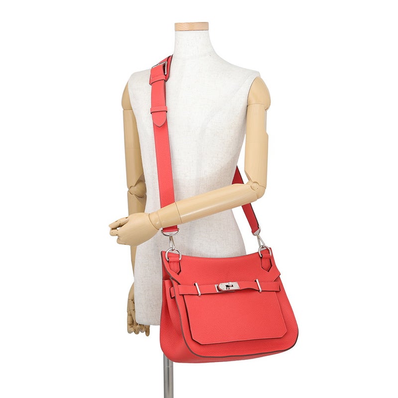 エルメス ジプシエール31 ルージュピヴォワンヌ/シルバー金具 トリヨンクレマンス T刻印 HERMES