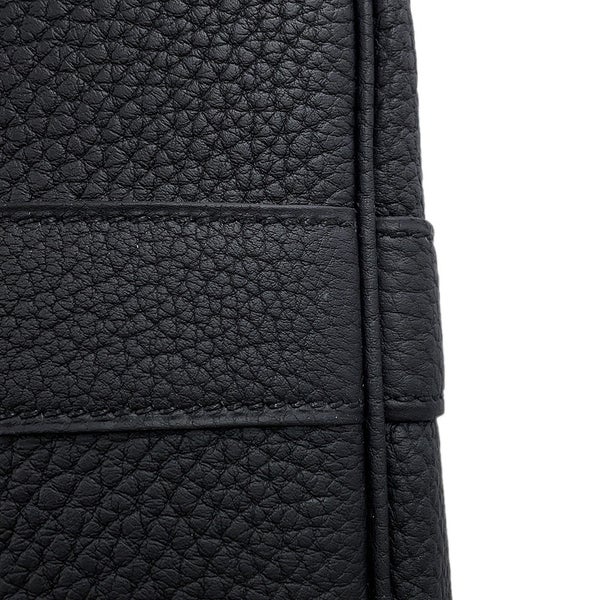 エルメス トートバッグ ネオ・ガーデン 23 ガーデンパーティ ブラック/シルバー金具 ネゴンダ G刻印 HERMES 黒