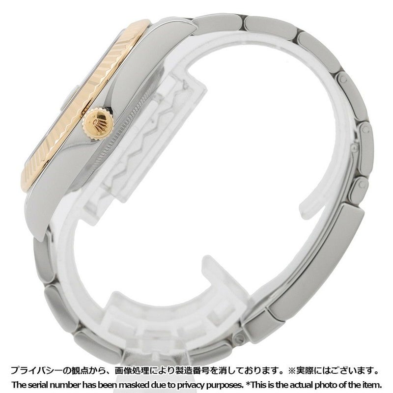 ロレックス デイトジャスト G番 SS/K18YG 116333G ROLEX 腕時計 黒文字盤 10Pダイヤ