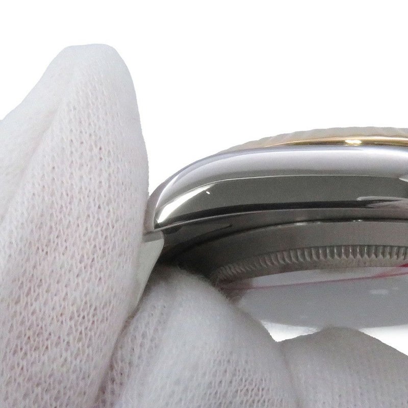 ロレックス デイトジャスト G番 SS/K18YG 116333G ROLEX 腕時計 黒文字盤 10Pダイヤ