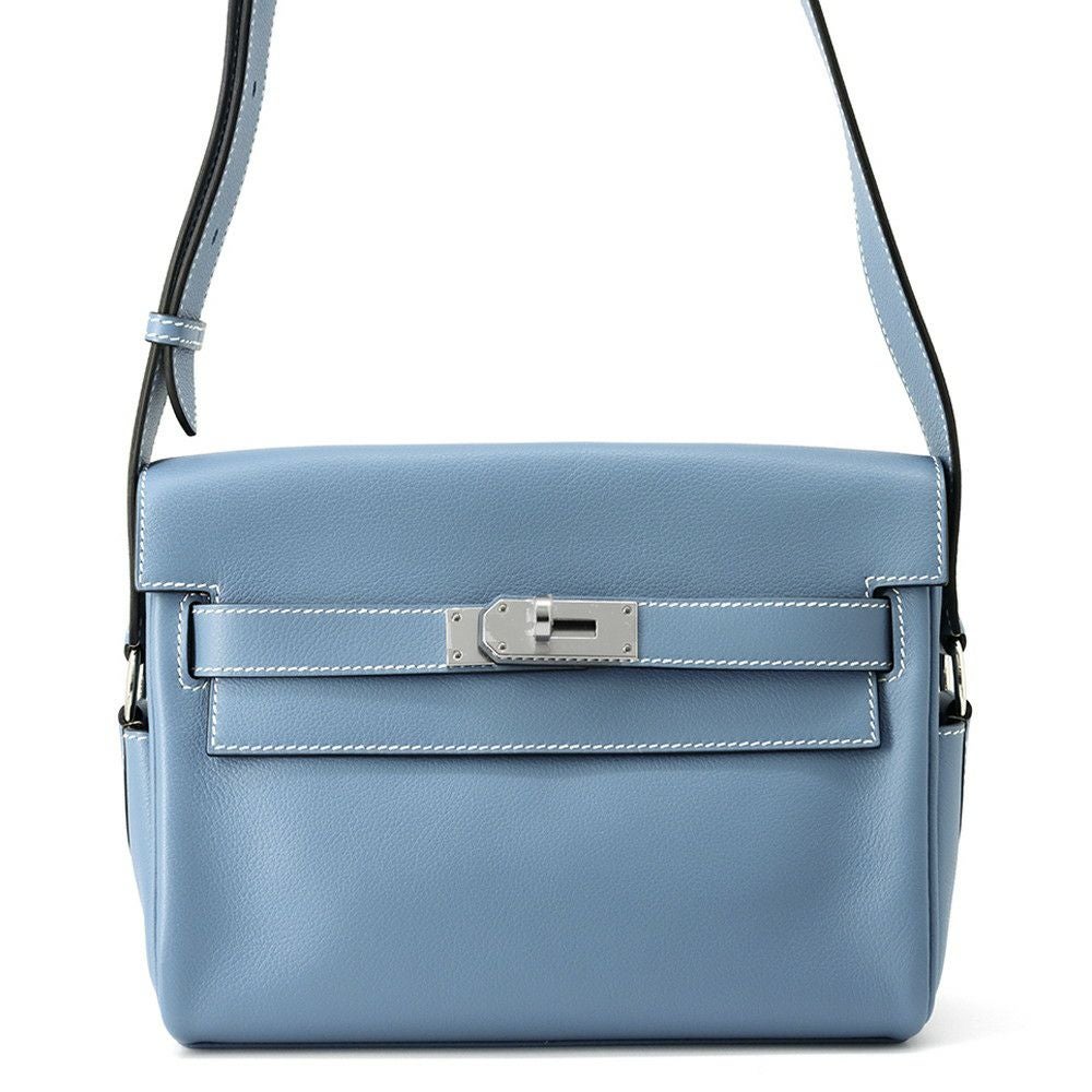 HERMES⭐︎オーケリーネックレス ブルー エルメス ケリーメッセンジャーPM ニューブルージーン/シルバー金具