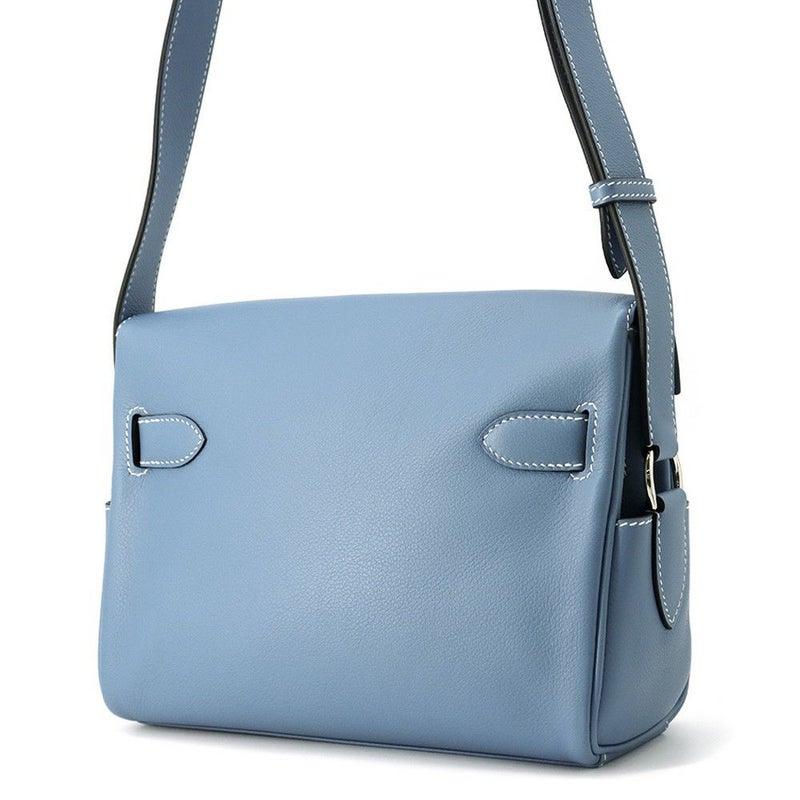 エルメス ケリーメッセンジャーPM ニューブルージーン/シルバー金具 エバーカラー W刻印 HERMES メンズ