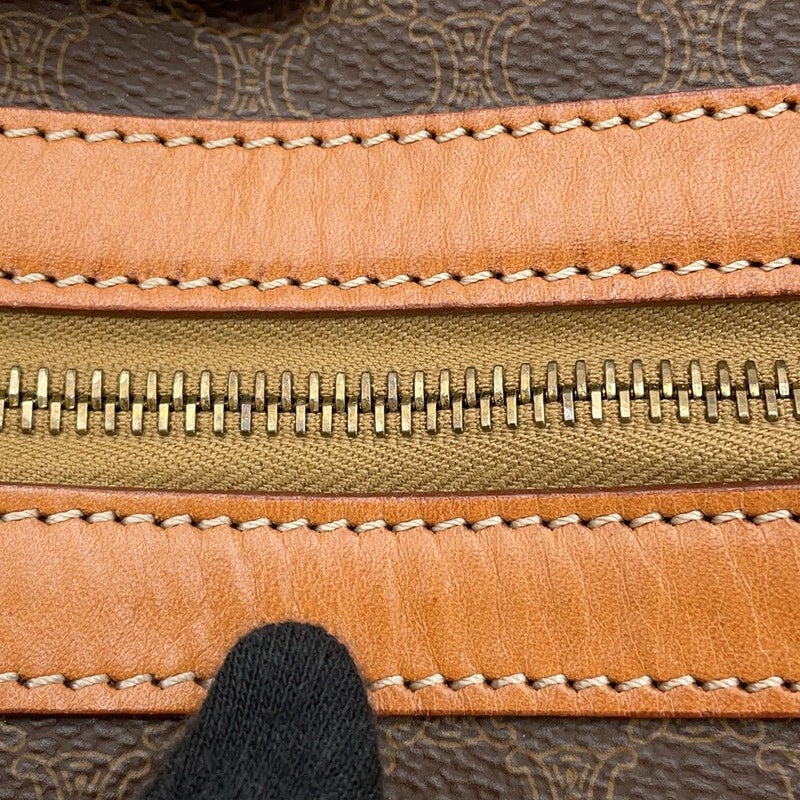 セリーヌ ボストンバッグ マカダム PVC/レザー CELINE 旅行用 トラベル