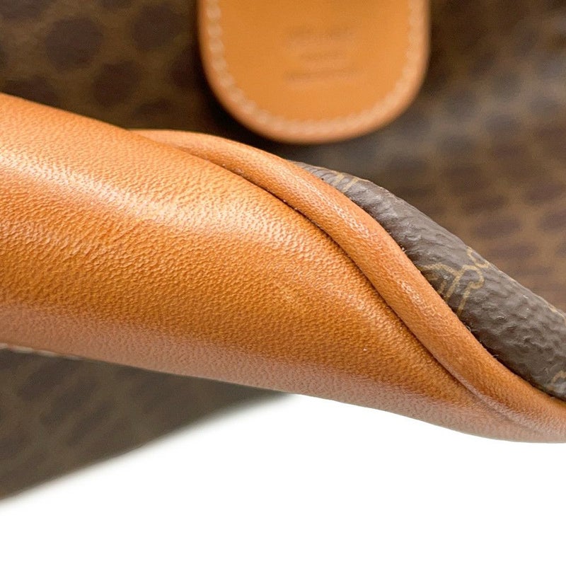 セリーヌ ボストンバッグ マカダム PVC/レザー CELINE 旅行用 トラベル