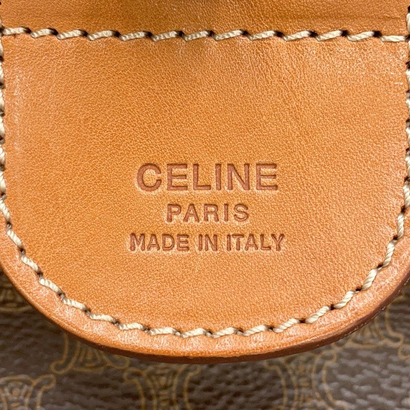 セリーヌ ボストンバッグ マカダム PVC/レザー CELINE 旅行用 トラベル