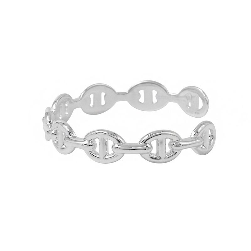 エルメス ブレスレット シェーヌダンクル アンシェネ バングル SV925シルバー サイズLG HERMES バングル