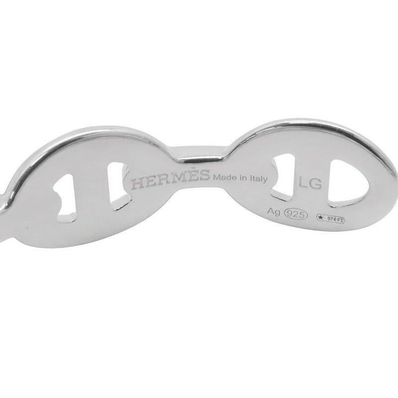 エルメス ブレスレット シェーヌダンクル アンシェネ バングル SV925シルバー サイズLG HERMES バングル