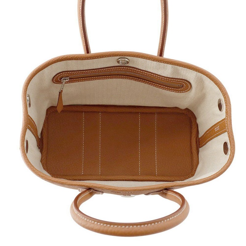 エルメス トートバッグ ネオ・ガーデン 23 ガーデンパーティ ゴールド/シルバー金具 ネゴンダ W刻印