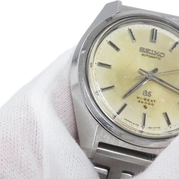 セイコー グランドセイコー ハイビート 36000 6145-8000 SEIKO 腕時計 シルバー文字盤 ヴィンテージ