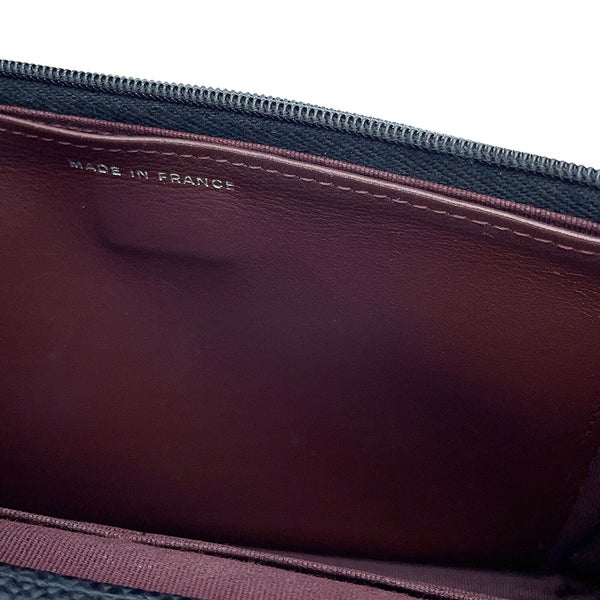 シャネル チェーンウォレット クラシック マトラッセ ココマーク キャビアスキン AP0250 CHANEL 黒 財布