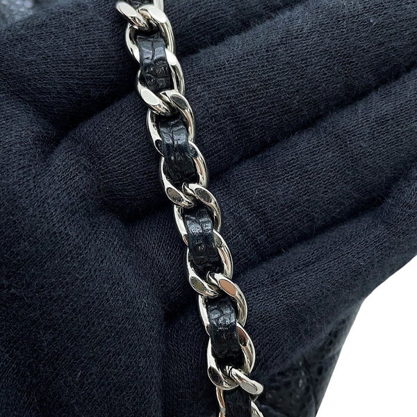 シャネル チェーンウォレット クラシック マトラッセ ココマーク キャビアスキン AP0250 CHANEL 黒 財布