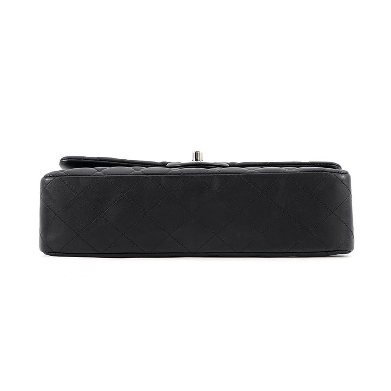 シャネル チェーンショルダーバッグ マトラッセ25 ココマーク ラムスキン ダブルチェーン A01112 CHANEL 黒