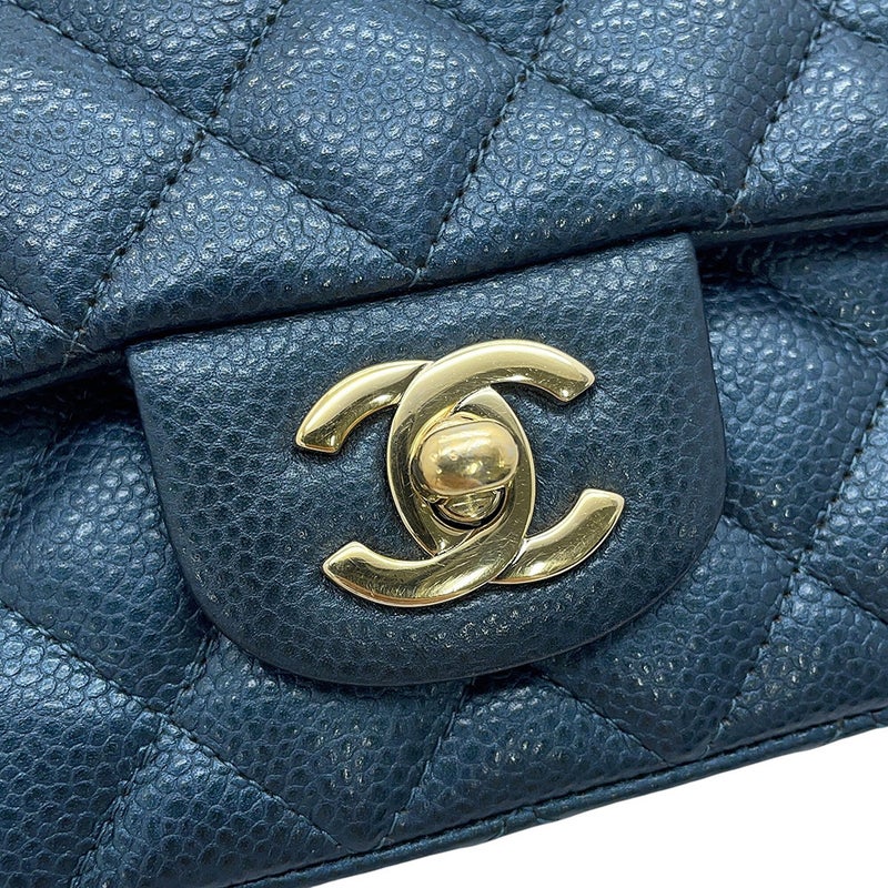 シャネル チェーンショルダーバッグ ミニマトラッセ20 ココマーク キャビアスキン A69900 CHANEL バッグ