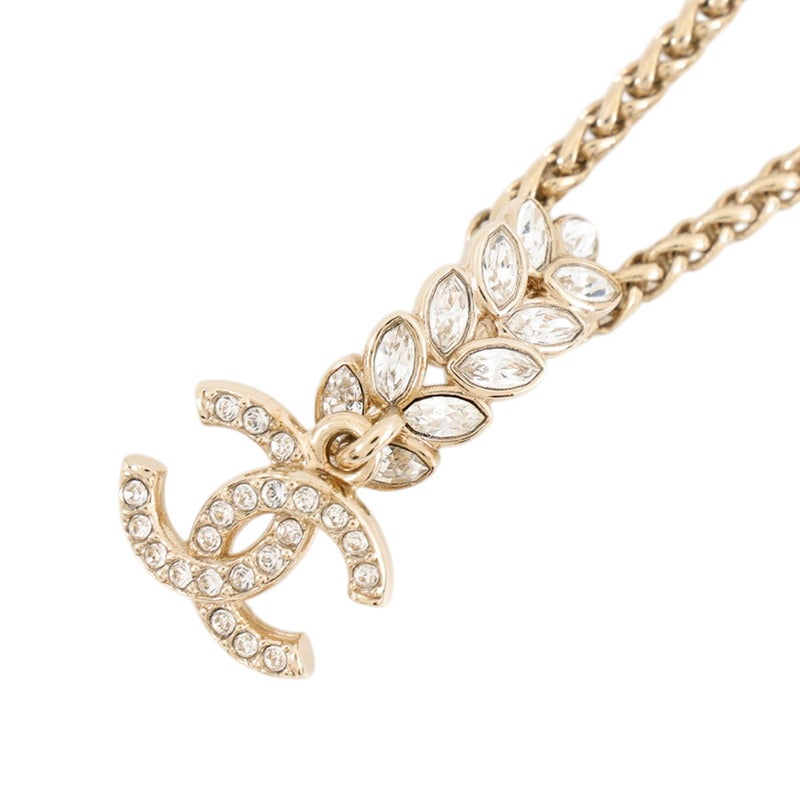 シャネル ネックレス ココマーク ラインストーン I 23 S ABA558 CHANEL アクセサリー