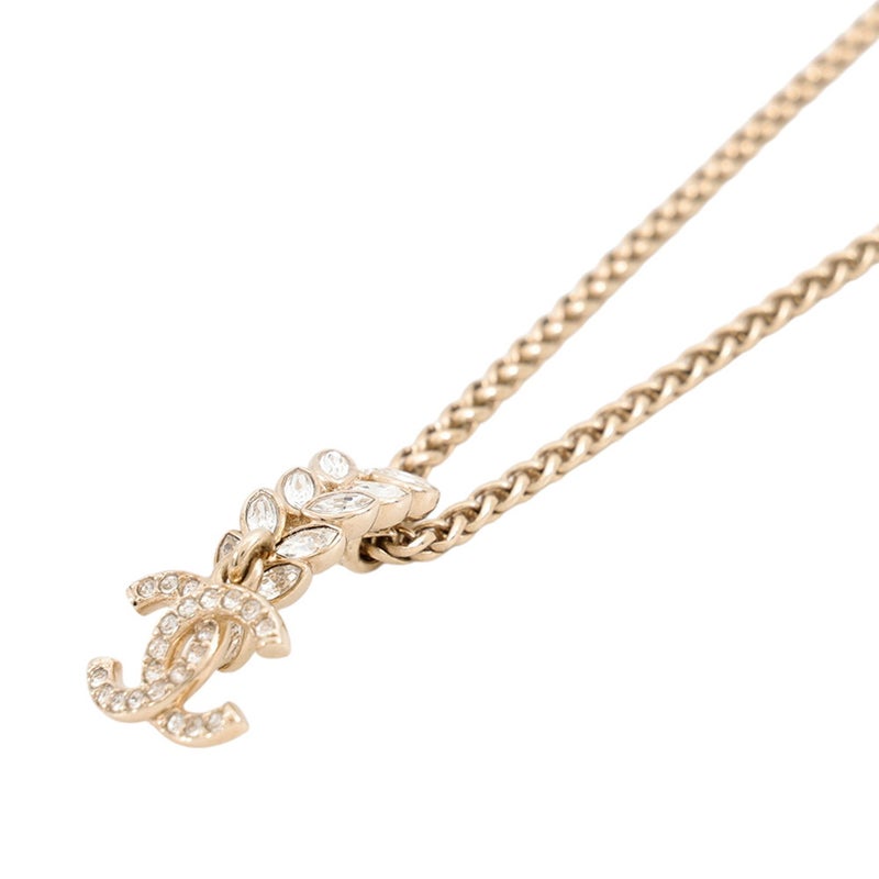 シャネル ネックレス ココマーク ラインストーン I 23 S ABA558 CHANEL アクセサリー