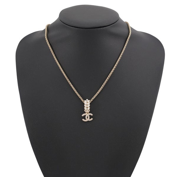 シャネル ネックレス ココマーク ラインストーン I 23 S ABA558 CHANEL アクセサリー