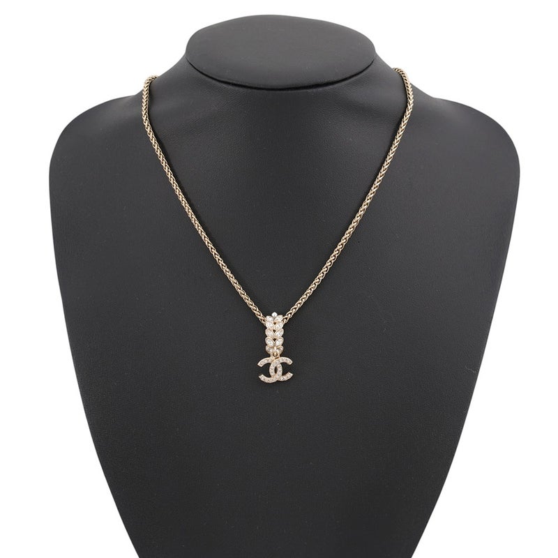 シャネル ネックレス ココマーク ラインストーン I 23 S ABA558 CHANEL アクセサリー