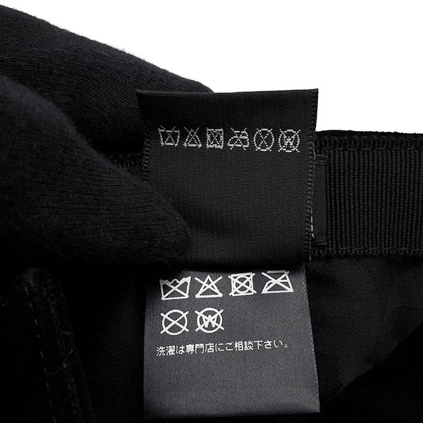シャネル キャップ ココマーク スエード ステッチ AAB759 CHANEL 帽子 黒