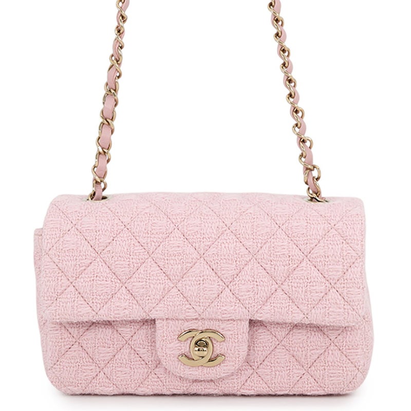 シャネル チェーンショルダーバッグ ミニマトラッセ20 ココマーク ツイード A69900 CHANEL バッグ