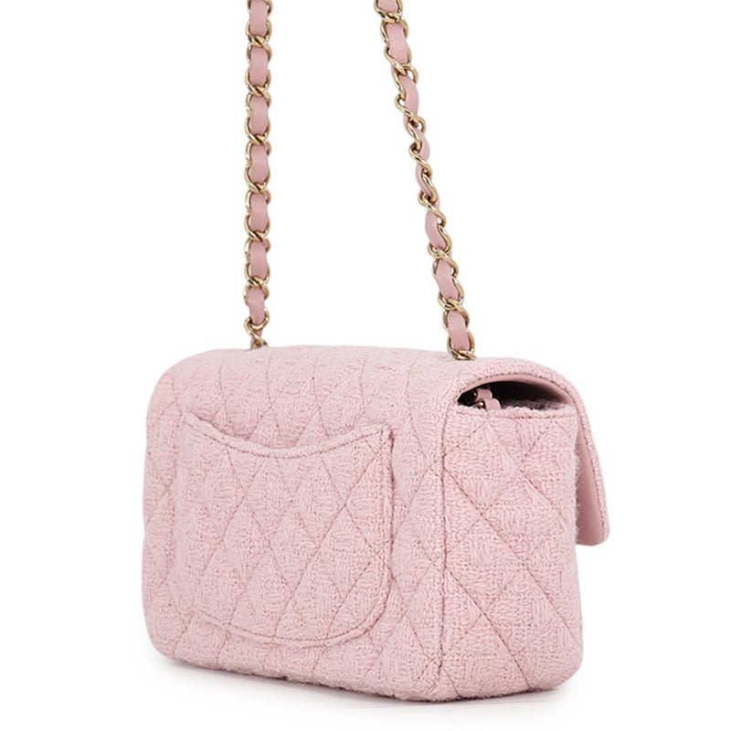 シャネル チェーンショルダーバッグ ミニマトラッセ20 ココマーク ツイード A69900 CHANEL バッグ