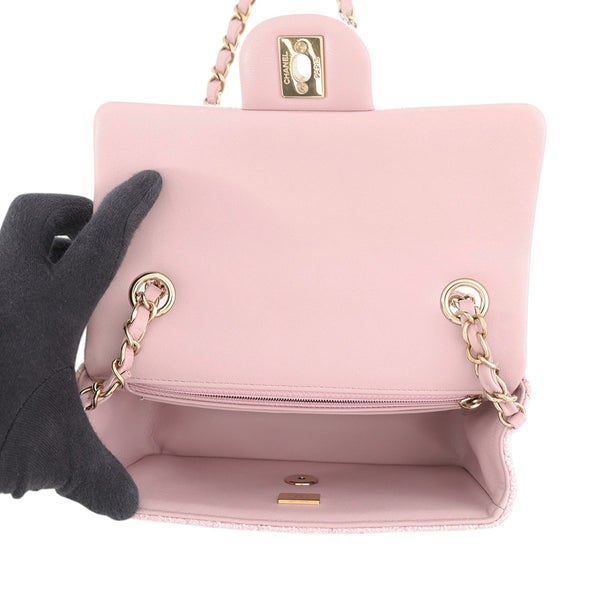 シャネル チェーンショルダーバッグ ミニマトラッセ20 ココマーク ツイード A69900 CHANEL バッグ
