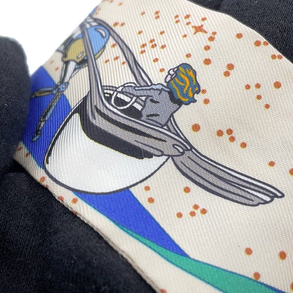 エルメス スカーフ ツイリー スペースダービー Space Derby HERMES シルクツイル 2022年秋冬