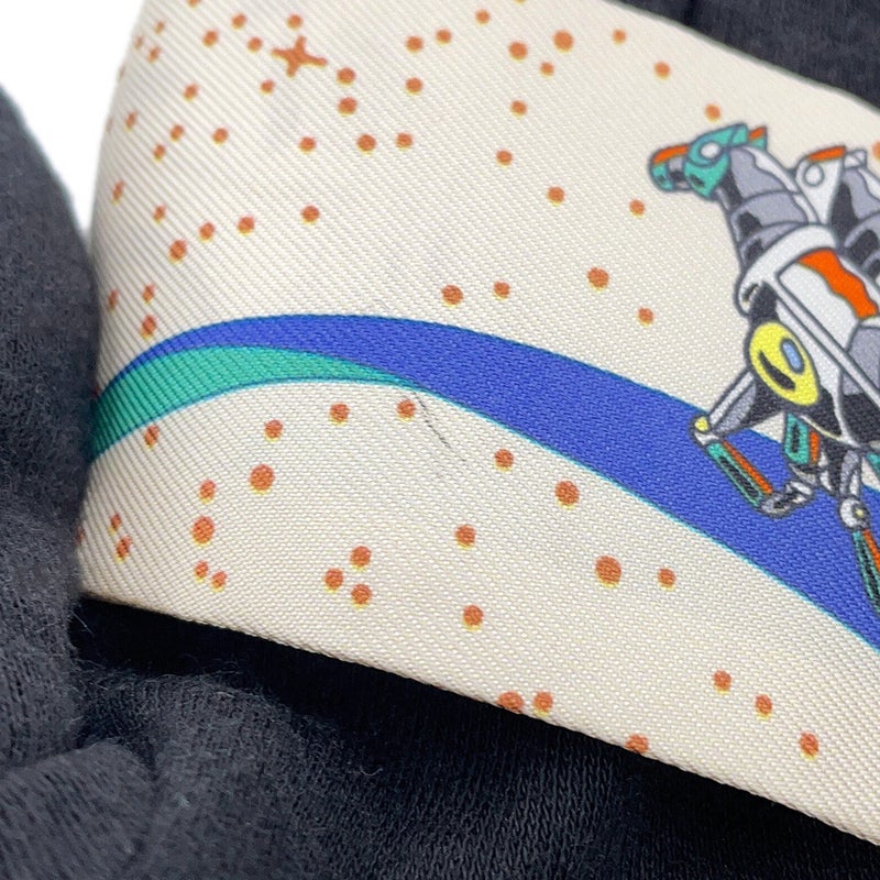 エルメス スカーフ ツイリー スペースダービー Space Derby HERMES シルクツイル 2022年秋冬