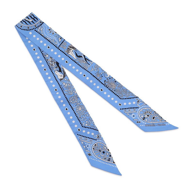 エルメス スカーフ ツイリー 空と海の間 バンダナ Entre Ciel et mer Bandana HERMES シルクツイル 2018年秋