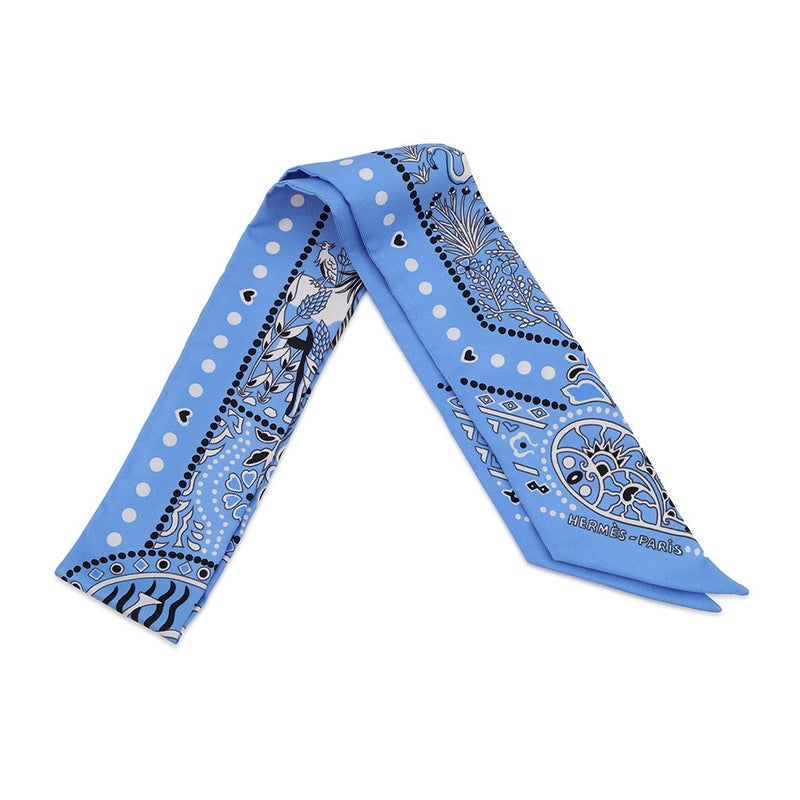 エルメス スカーフ ツイリー 空と海の間 バンダナ Entre Ciel et mer Bandana HERMES シルクツイル 2018年秋冬