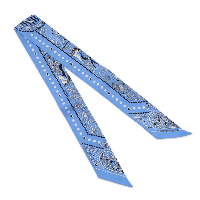 エルメス スカーフ ツイリー 空と海の間 バンダナ Entre Ciel et mer Bandana HERMES シルクツイル 2018年秋冬