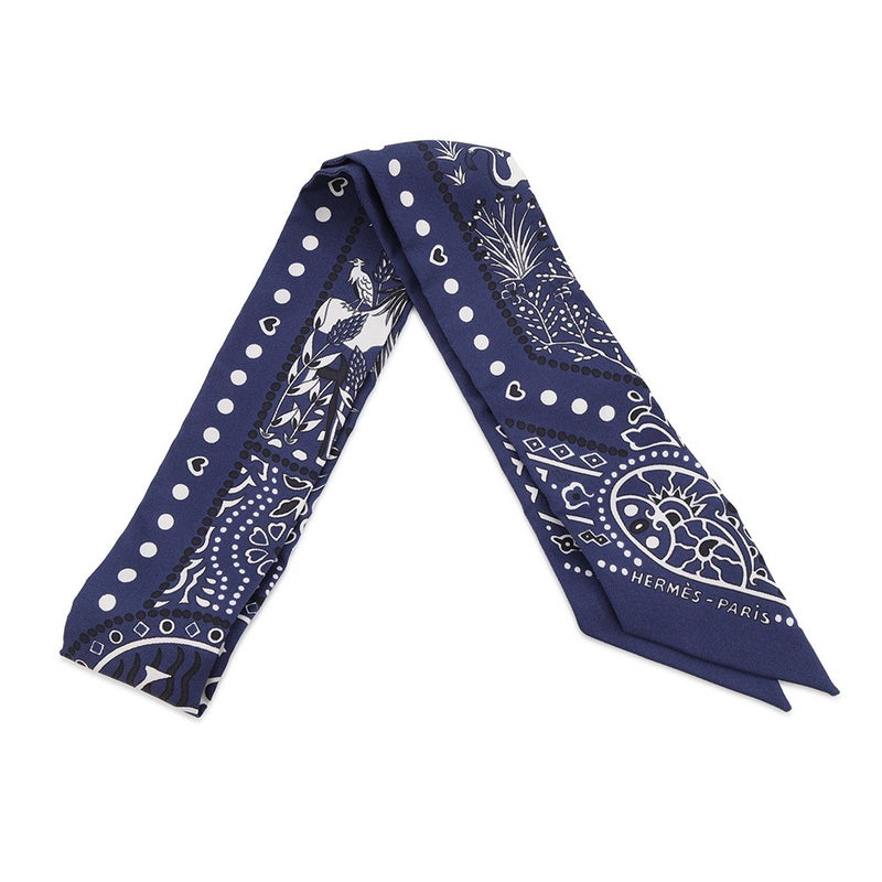エルメス スカーフ ツイリー 空と海の間 バンダナ Entre Ciel et mer Bandana HERMES シルクツイル 2018年秋
