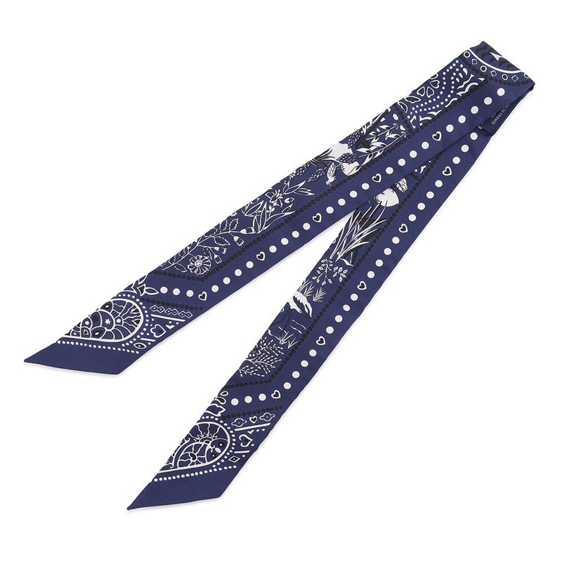 エルメス スカーフ ツイリー 空と海の間 バンダナ Entre Ciel et mer Bandana HERMES シルクツイル 2018年秋