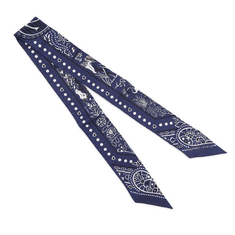 エルメス スカーフ ツイリー 空と海の間 バンダナ Entre Ciel et mer Bandana HERMES シルクツイル 2018年秋