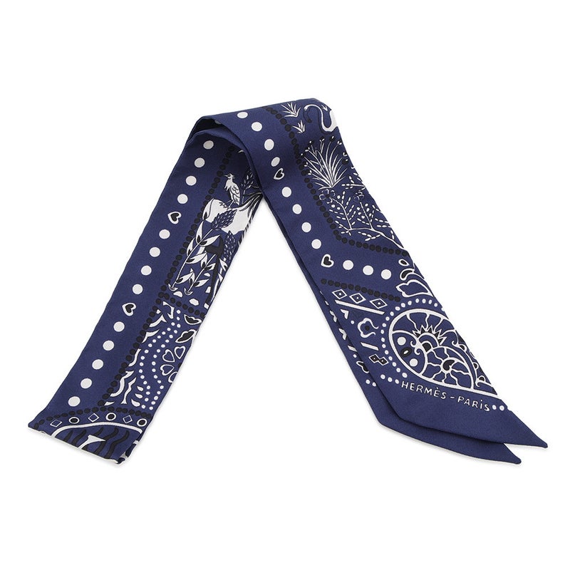 エルメス スカーフ ツイリー 空と海の間 バンダナ Entre Ciel et mer Bandana HERMES シルクツイル 2018年秋