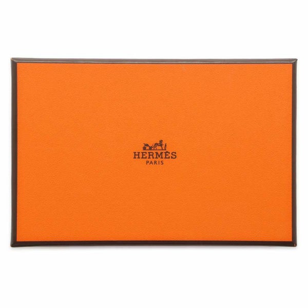 エルメス コインケース カルヴィ デュオ エトゥープ/シルバー金具 ヴォーエプソン W刻印 財布