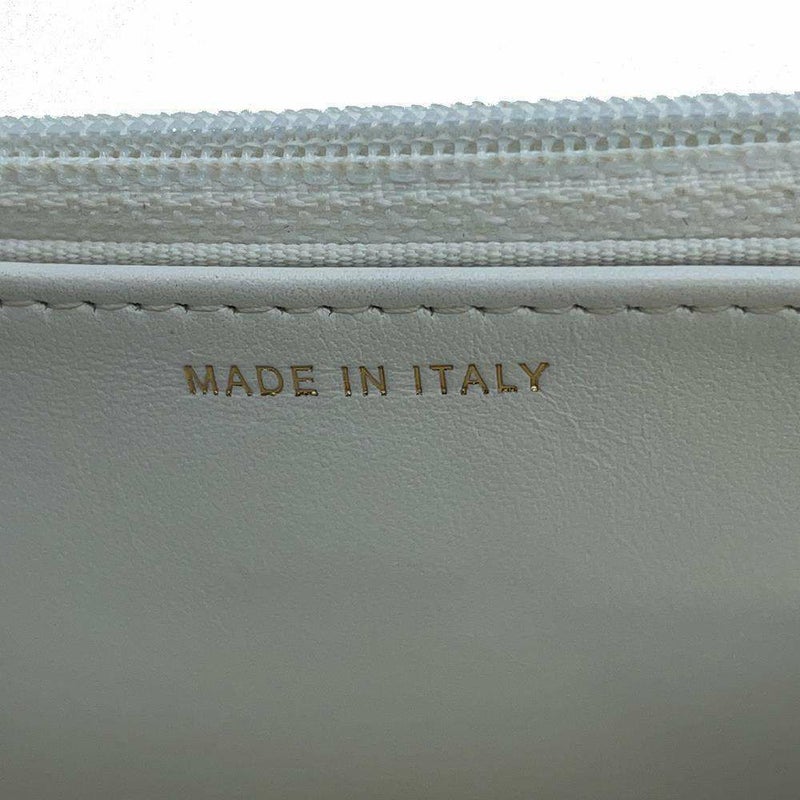 シャネル チェーンウォレット マトラッセ ココマーク キャビアスキン AP2804 CHANEL 財布 白