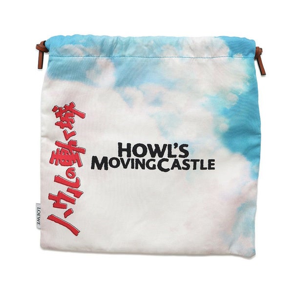 ロエベ ポーチ 巾着 ドロースリング ポーチ ジブリコラボ C822057X23 LOEWE バッグ ハウルの動く城