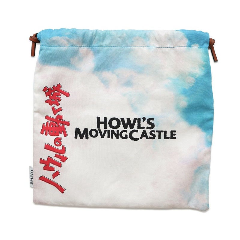 ロエベ ポーチ 巾着 ドロースリング ポーチ ジブリコラボ C822057X23 LOEWE バッグ ハウルの動く城