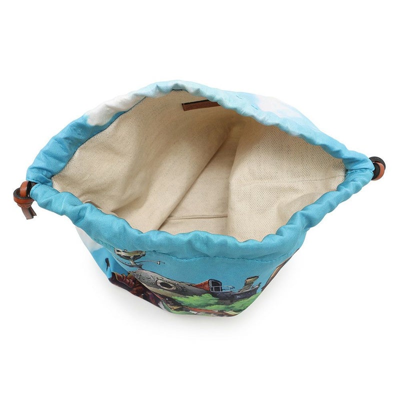 ロエベ ポーチ 巾着 ドロースリング ポーチ ジブリコラボ C822057X23 LOEWE バッグ ハウルの動く城