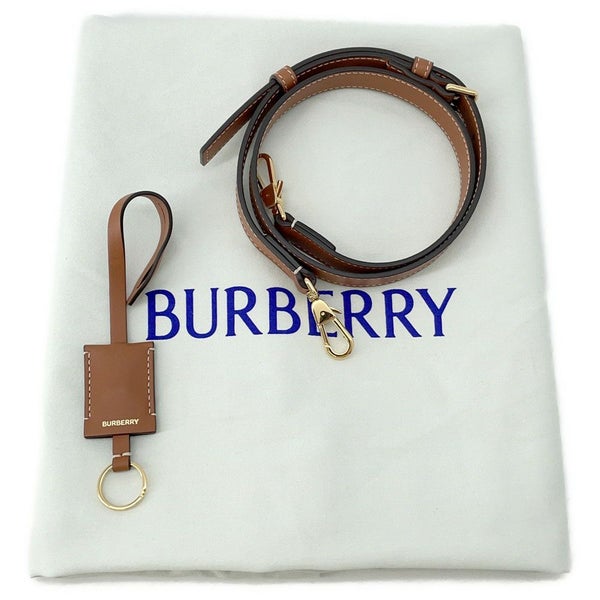 バーバリー トートバッグ フレヤトート ミディアム PVC/レザー 8097568 BURBERRY 2wayショルダーバッグ