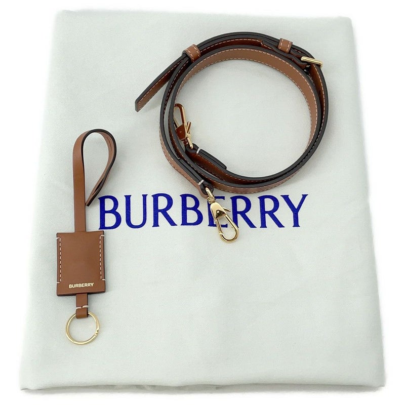 バーバリー トートバッグ フレヤトート ミディアム PVC/レザー 8097568 BURBERRY 2wayショルダーバッグ