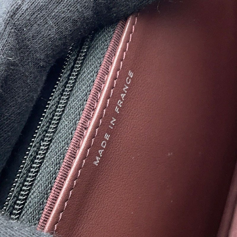 シャネル チェーンウォレット クラシック マトラッセ ココマーク キャビアスキン AP0250 CHANEL 財布 黒