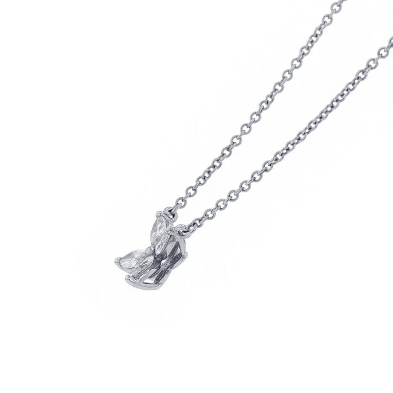 ティファニー ネックレス ビクトリア ペンダント スモール ダイヤモンド 計0.32ct Pt950プラチナ 60011941 Tiffany&Co.