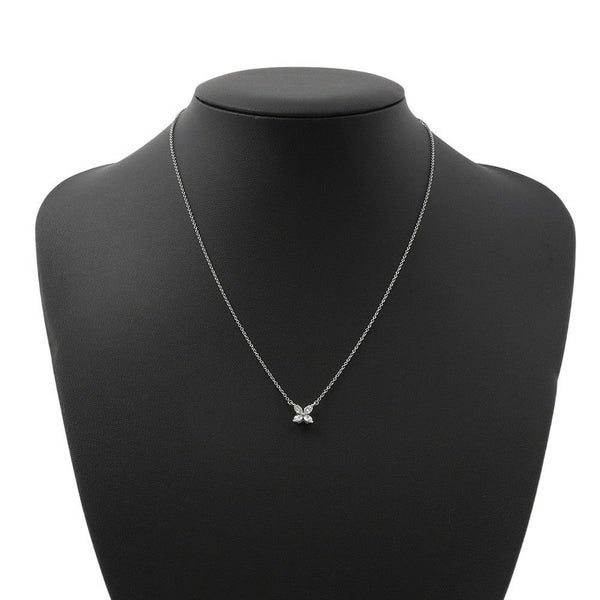 ティファニー ネックレス ビクトリア ペンダント スモール ダイヤモンド 計0.32ct Pt950プラチナ 60011941 Tiffany&Co.