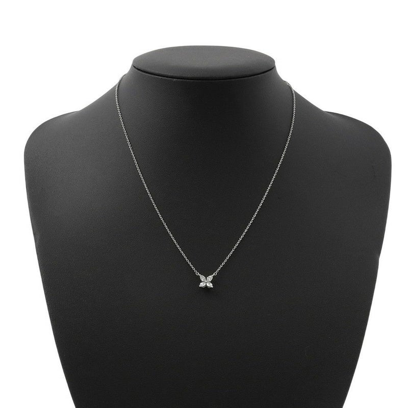 ティファニー ネックレス ビクトリア ペンダント スモール ダイヤモンド 計0.32ct Pt950プラチナ 60011941 Tiffany&Co.