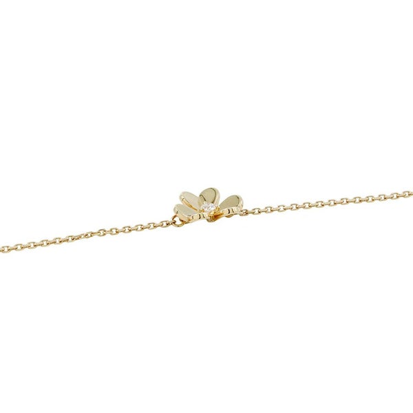 ヴァンクリーフ&アーペル ブレスレット フリヴォル ミニモデル ダイヤモンド 1P 0.05ct K18YGイエローゴールド VCARP0J200