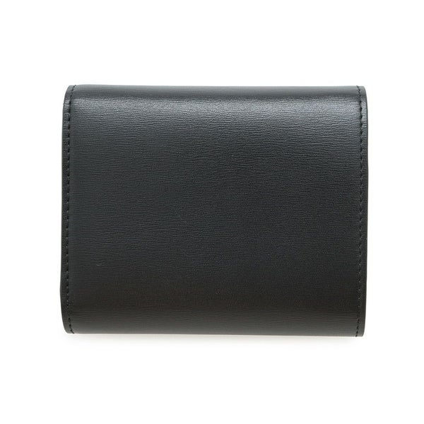セリーヌ 三つ折り財布 トリオンフ スモール フラップウォレット 10D783 CELINE 黒