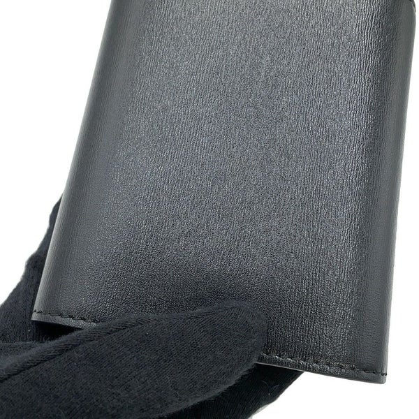 セリーヌ 三つ折り財布 トリオンフ スモール フラップウォレット 10D783 CELINE 黒