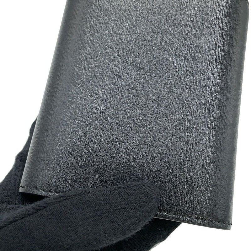 セリーヌ 三つ折り財布 トリオンフ スモール フラップウォレット 10D783 CELINE 黒
